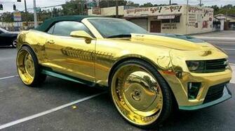 Gold Chevrolet Camaro Zl1 HD Car Wallpaper Fever