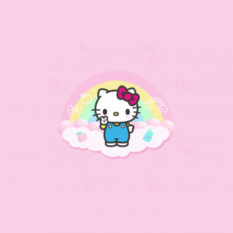 Hello Kitty Wallpaper 4k Minimalist Pink