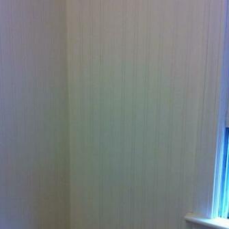 Allen And Roth Beadboard Paintable Wallpaper From Lowes It Hides A