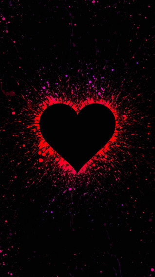 Black Heart Wallpaper