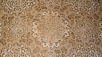 Pattern Flowers Stars Design Mosaic Floral Ornaments Doily