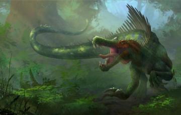 Wallpaper Fiction Planet Dinosaur Art Lizard Worlds Image