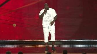 Shaq Brings In The Nba Awards Show