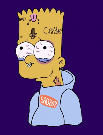 Bart Simpson Sad Wallpaper