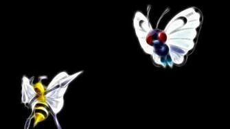 Pokemon Beedrill Butter Black Background 9eo8