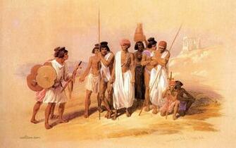 David Roberts Paintings The Ancient Egyptian Civilization And