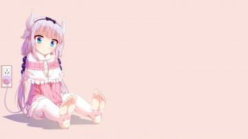 HD Wallpaper Kobayashi San Chi No Maid Dragon Simple Background