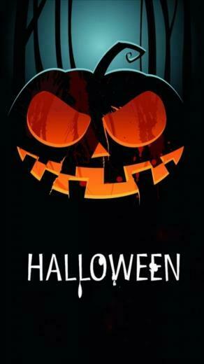 Dark Halloween Pumpkin Wallpaper iPhone