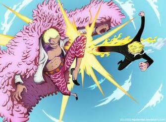 One Piece Sanji Vs Doflamingo Request By Eguiamike On