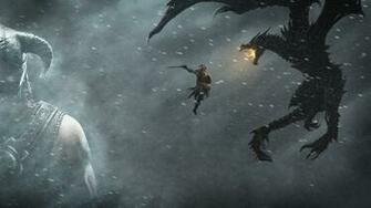 Cool Skyrim Logo Wallpaper Desktop Background Edit