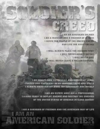 Soldiers Creed Graphics And Comments