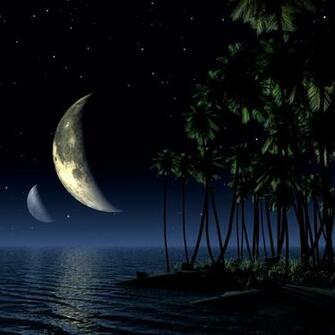 Moon Beach Wallpaper 3d Pictures