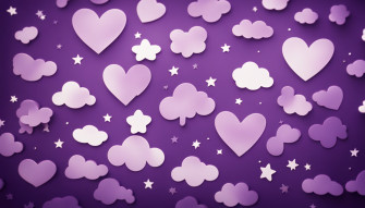 Cute Simple Purple Wallpaper