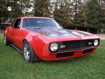 The Big Bad Red Camaro By Jetster1