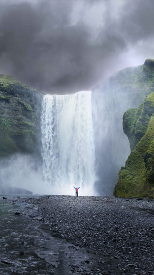 Wallpaper Iceland 5k 4k Osx Forest Apple Waterfall