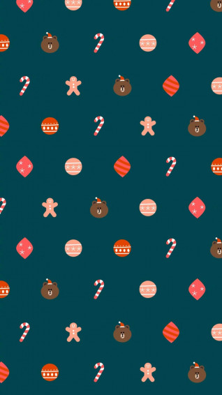 Aesthetic iPhone Cute Christmas Wallpaper Image