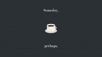 Caption Aesthetically Pleasing Minimalist Coffee Setup