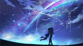 4k Anime With Name Wallpaper In Kimi No Na Wa