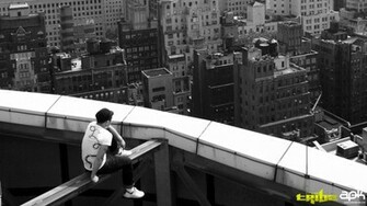 Black And White Cityscapes Wallpaper Background