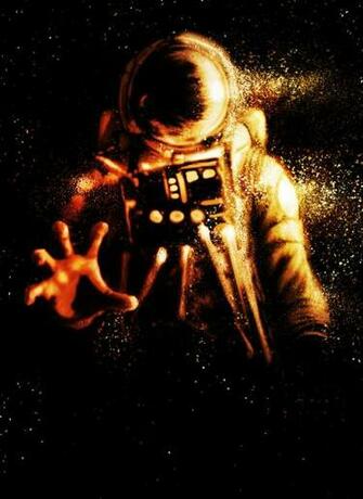 Burning Astronaut By Darkmatteria