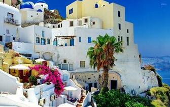 Santorini Greece Wallpaper