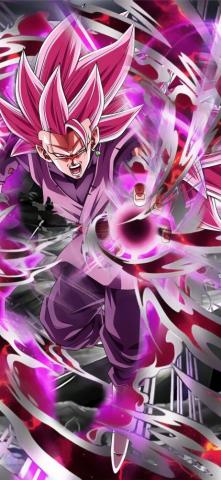 Black Goku Rose 4k iPhone Wallpaper