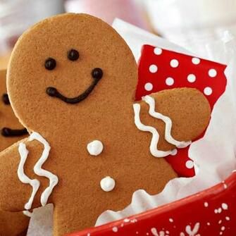 Gingerbread Man Wallpaper