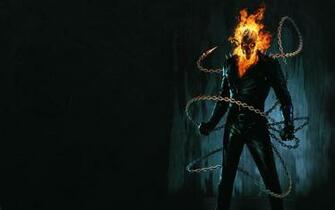Ghost Rider Comics Movies Dark Skull Skeleton Fire Wallpaper