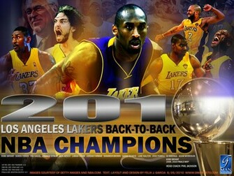 Pin La Lakers Roster Widescreen Wallpaper