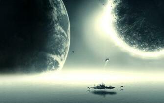Alien Water World Planets HD Space Wallpaper 3d