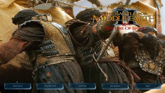 Mainmenu Image The Rise Of Harad Mod For Battle Middle Earth
