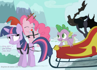 My Little Reindeers Christmas Pony Fim By Diegotan On