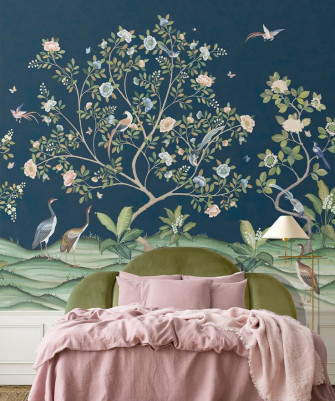 Spring Landscape Mural Milton King In
