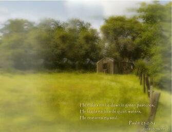 Psalm Wallpaper He Guides Papel