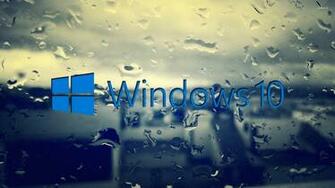 Windows On The Rainy Window Wallpaper Computer