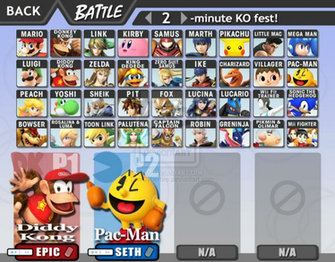 Super Smash Bros Character Select By Tomcyberfire