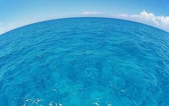 Sea Wallpaper Hawaii Scenery Fish Eye Blue Sky And