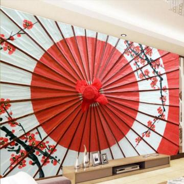 Custom Any Size Mural Wallpaper 3d Stereo Creative Umbrella