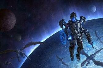 Dragons Scifi Space Cyborg Wallpaper HD 4k