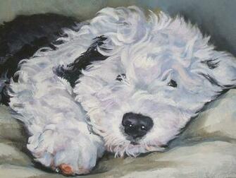 Old English Sheepdog Photo And Wallpaper Beautiful Drawn
