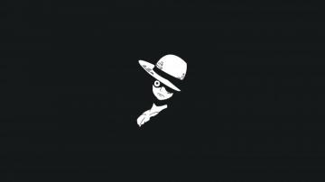 Wallpaper Anime Monkey D Luffy Dark Minimal