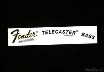 Image Calanie Logo Fender Telecaster Bass Wallpaper