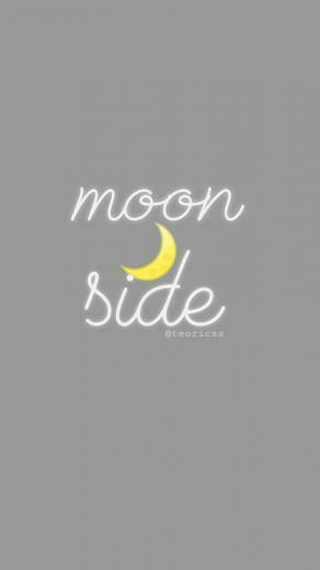 Wallpaper Moon Side Galaxy Lockscreen In