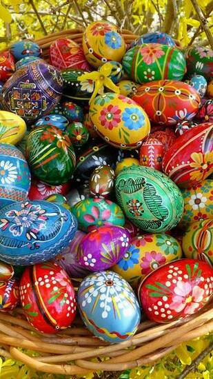 Russian Easter Eggs Galaxy S6 Wallpaper