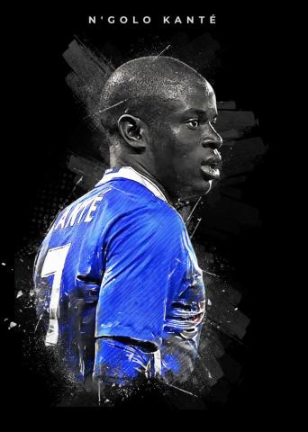 Ngolo Kante Poster By Creative Shop Displate Football Art