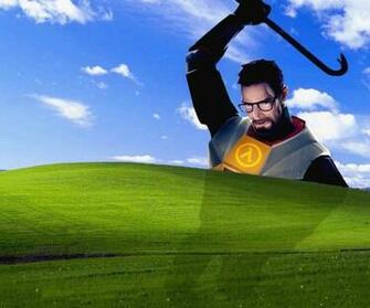 Wallpaper Bliss Windows Xp Gordon Man