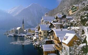 Wallpaper Scenery Austrian Travel Background