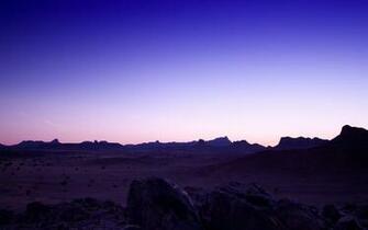 Stones Horizon Wallpaper Desert Stock Photos