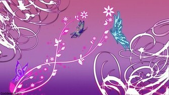 Purple Butterfly Wallpaper