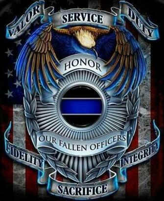 Fallen Police Officers Thin Blue Line Officer